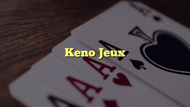 Keno Jeux